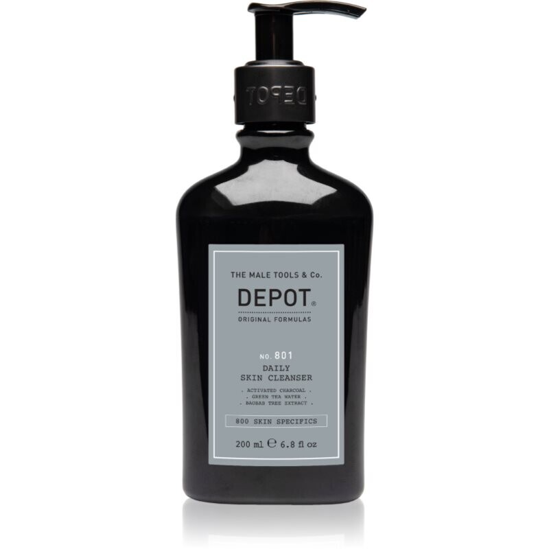 DEPOT 800 SKIN SPECIFICS NO. 801 DAILY SKIN CLEANSER čistiaci gél pre všetky typy pleti 200 ml