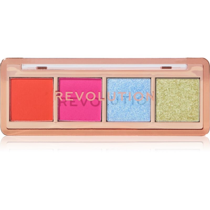 Makeup Revolution Icon Edit paletka očných tieňov odtieň The Vibrant Brights Palette 2.8 g