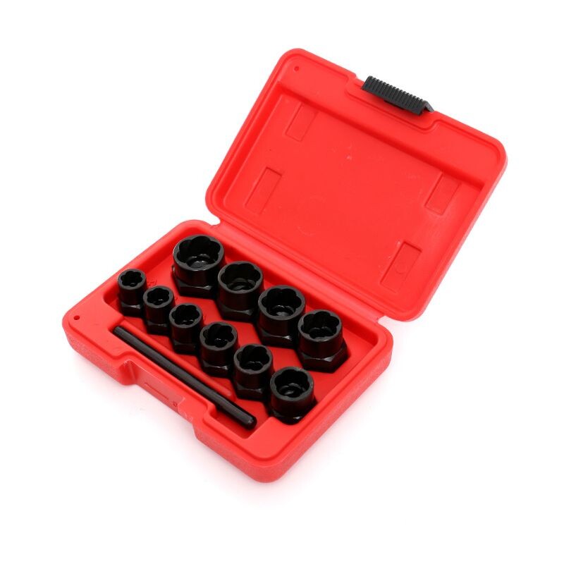 Kraft&Dele Sada vyťahovákov strhnutých/poškodených skrutiek 10ks KD10270