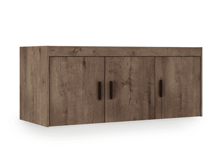 ArtLemp Nadstavec na šatníkovú skriňu ELLEN 3D | dub lefkas