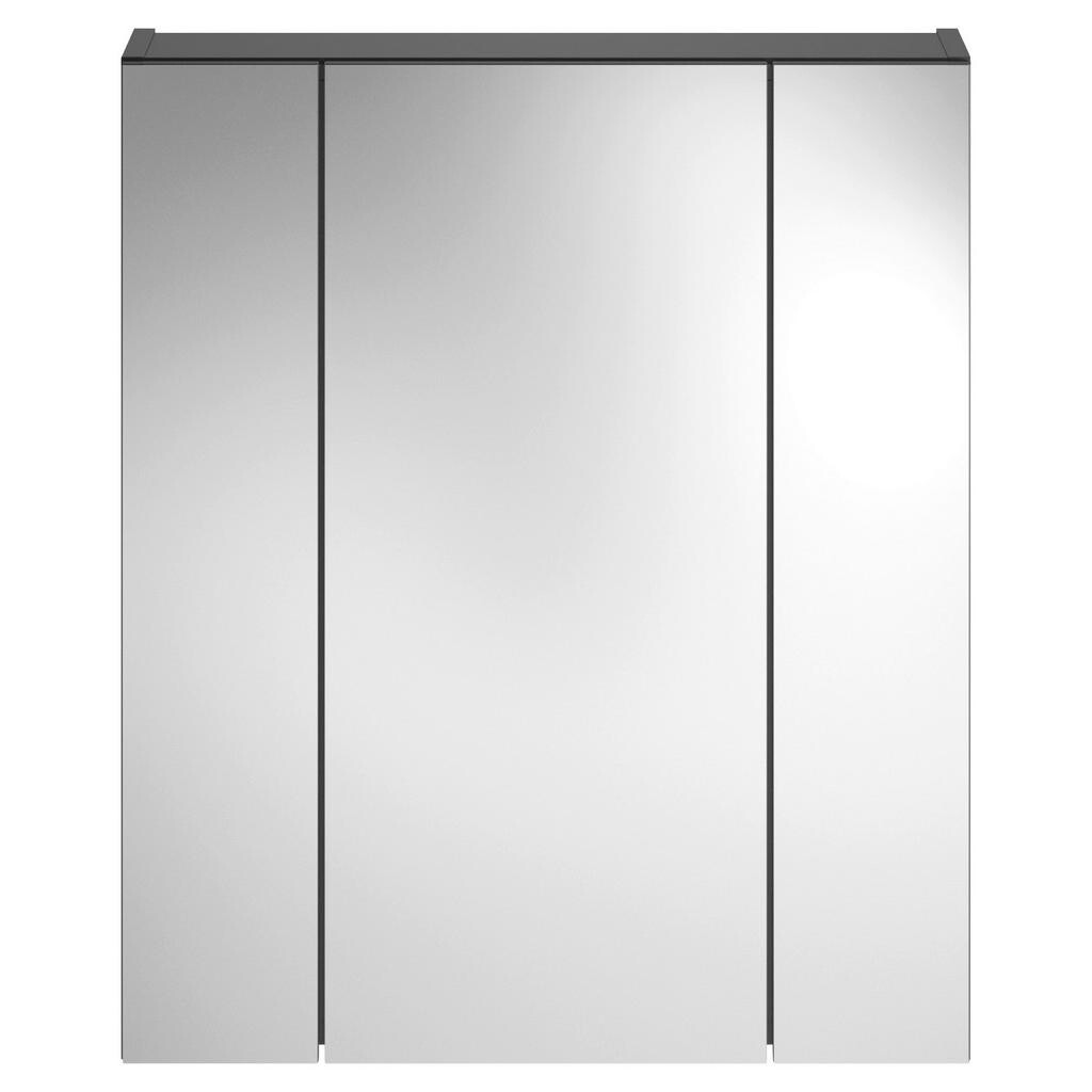 MID.YOU ZRKADLOVÁ SKRINKA, čierna, 60/70/18 cm