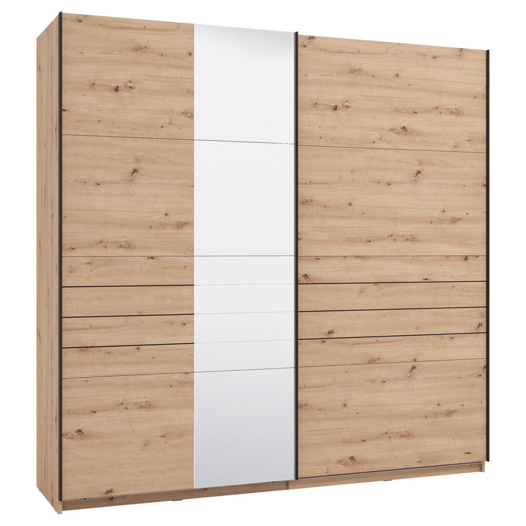 Xora SKRIŇA S POS. DVER. – HOR.VED, dub artisan, 220/217,5/61 cm