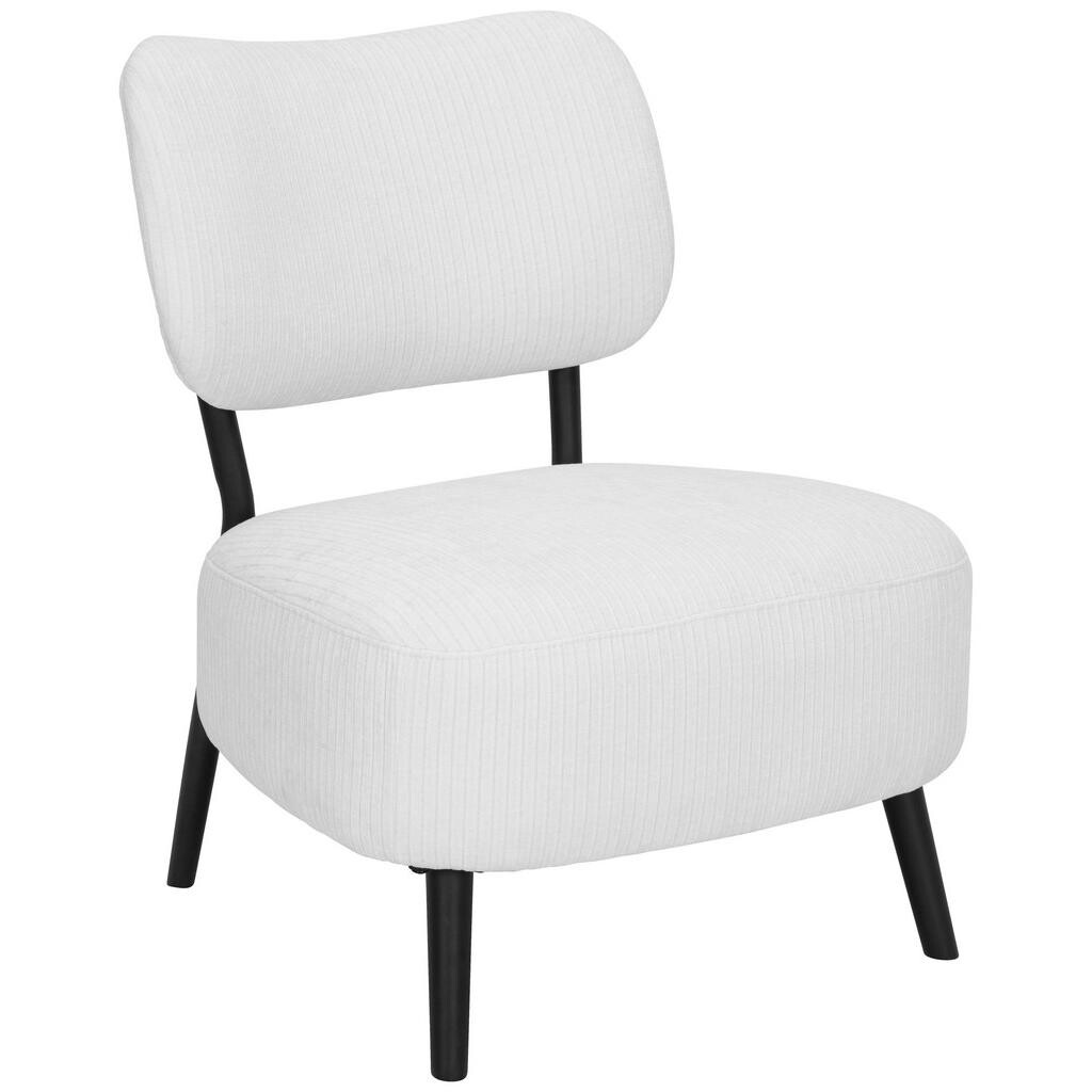 P & B KRESLO, textil, krémová