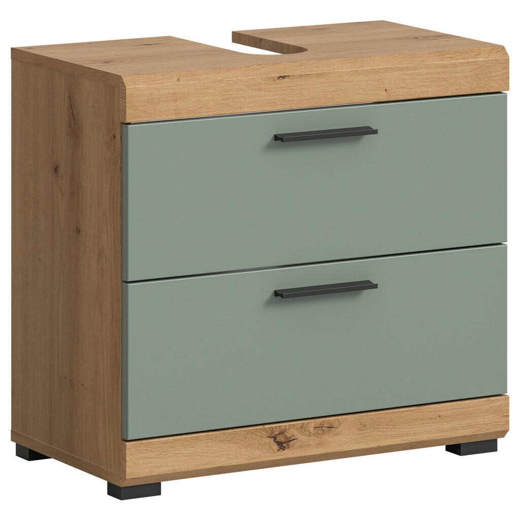 MID.YOU SKRINKA POD UMÝVADLO, šalviovozelená, 60/56/37 cm