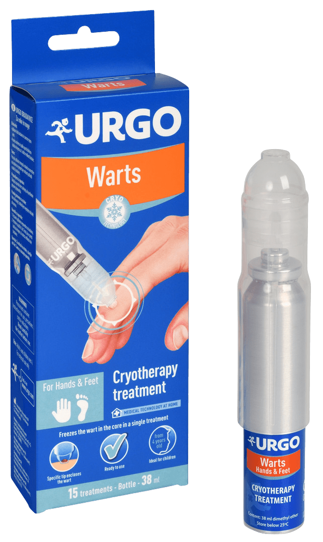 URGO Bradavice Kryoterapeutický prípravok na zmrazenie bradavíc 38 ml