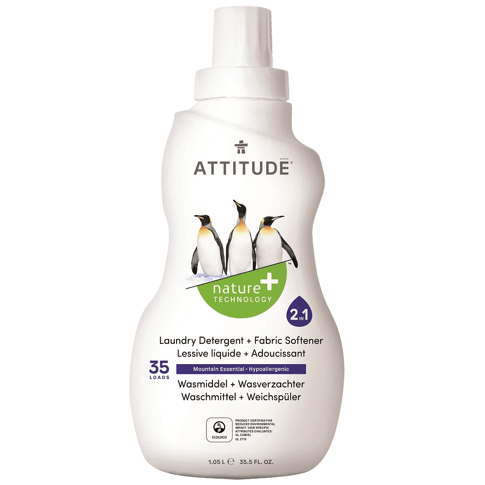 ATTITUDE Prací gél a aviváž 2v1 s vôňou Mountain Essentials 1.05 l