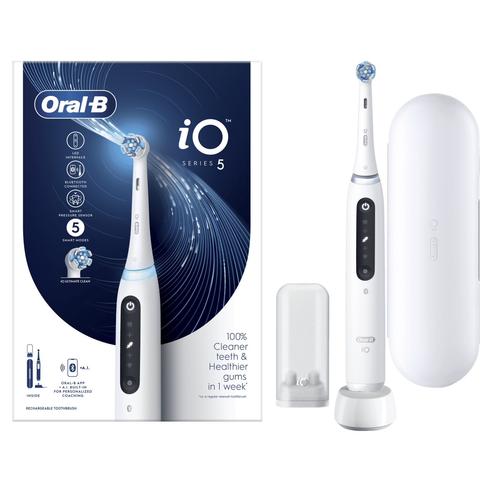ORAL-B iO Series 5 White Elektrická zubná kefka