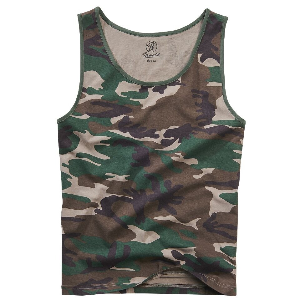 Tielko Brandit Tank Top - woodland, L