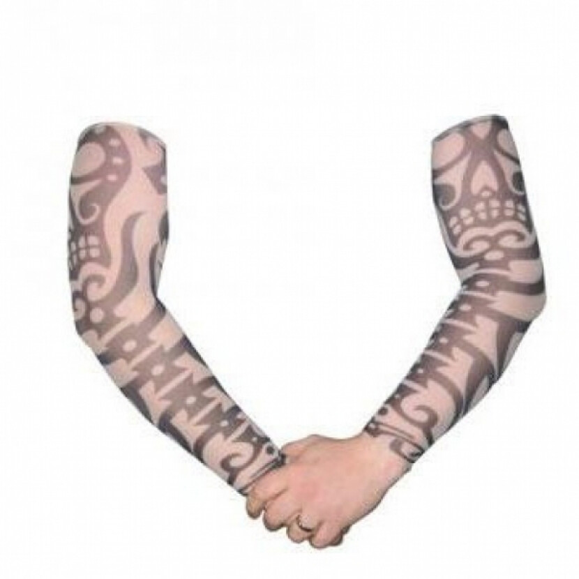 Potetovaný rukáv - sivý