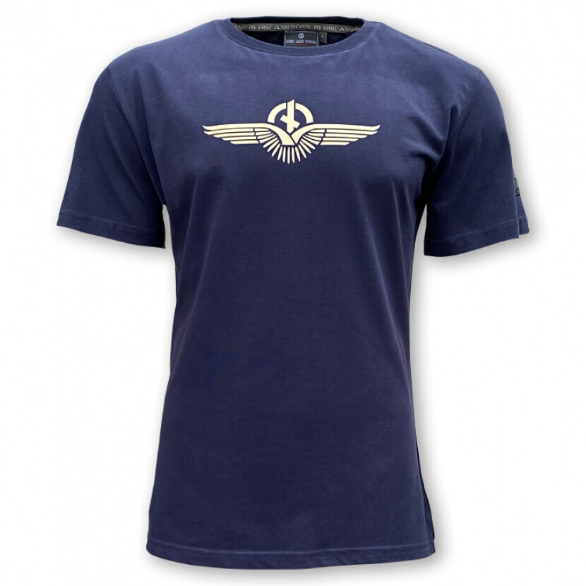 Tričko Erik and Sons Winga - navy, L