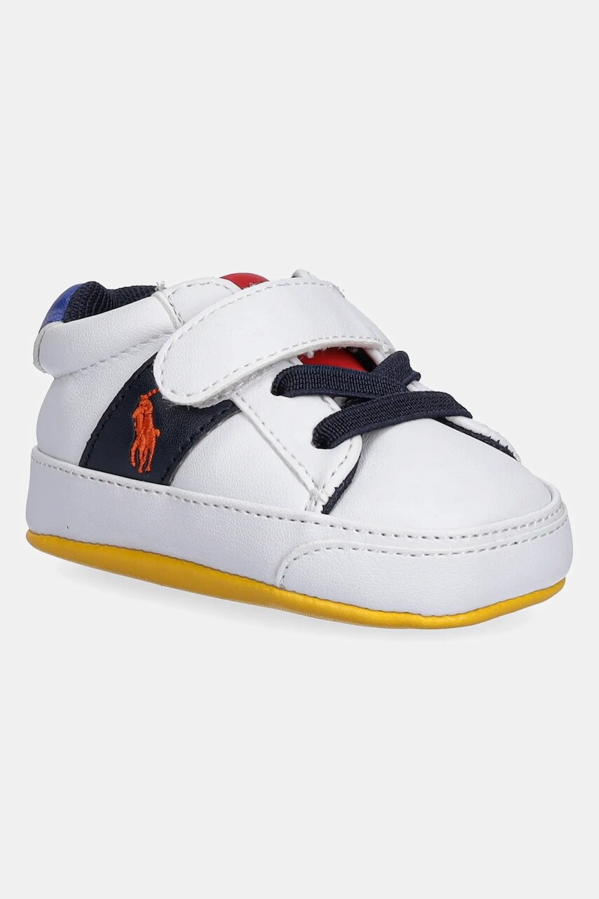 Topánky pre bábätká Polo Ralph Lauren RYLEY PS LAYETTE biela farba, RL03391101