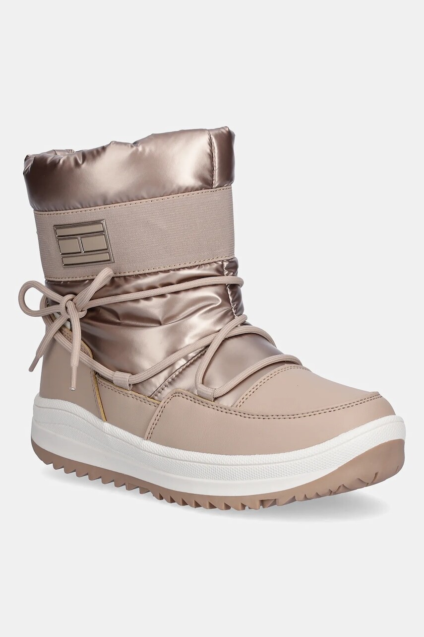 Detské zimné topánky Tommy Hilfiger béžová farba, T3A5-34052