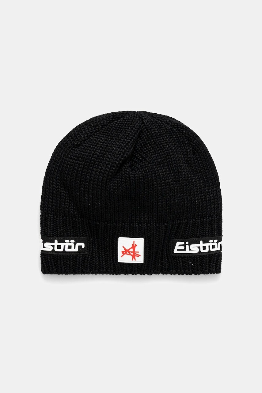 Čiapka s prímesou vlny Eisbar Trop MÜ SA čierna farba, E33166
