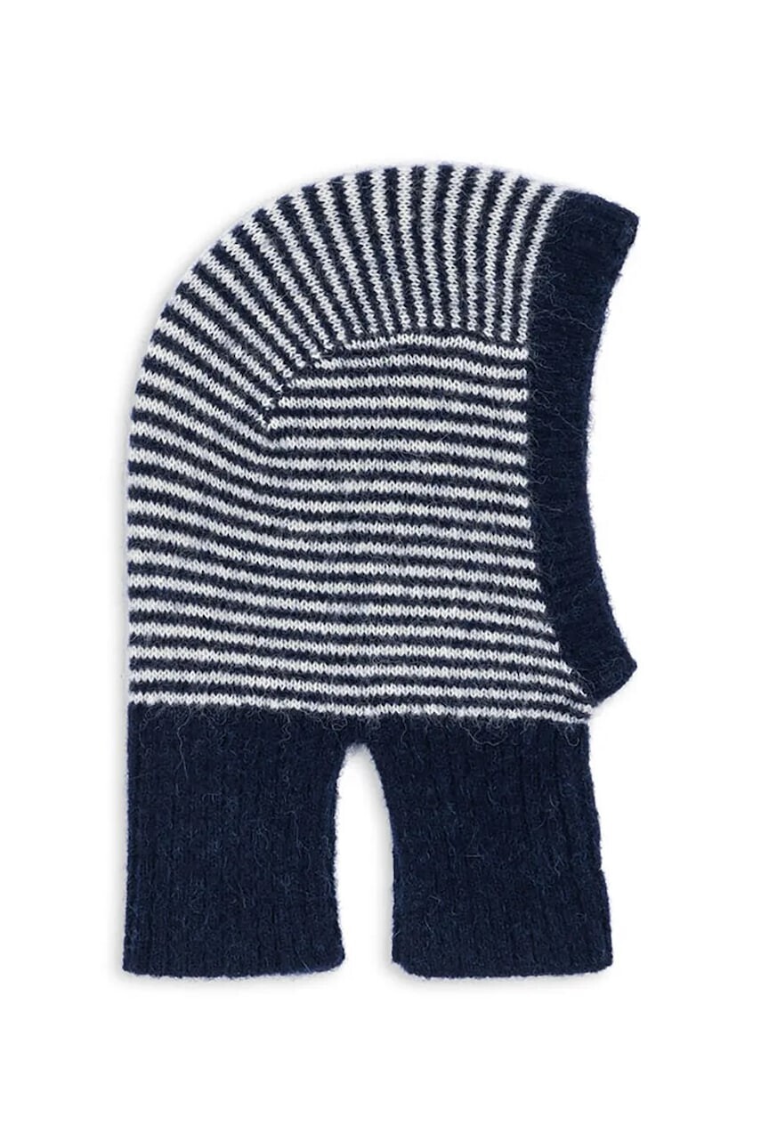 Kukla Konges Sløjd BERLE KNIT BALACLAVA tmavomodrá farba, KS103715