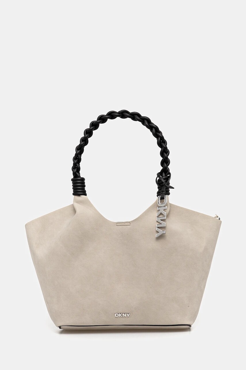 Kabelka Dkny PAULA hnedá farba, R53AME49