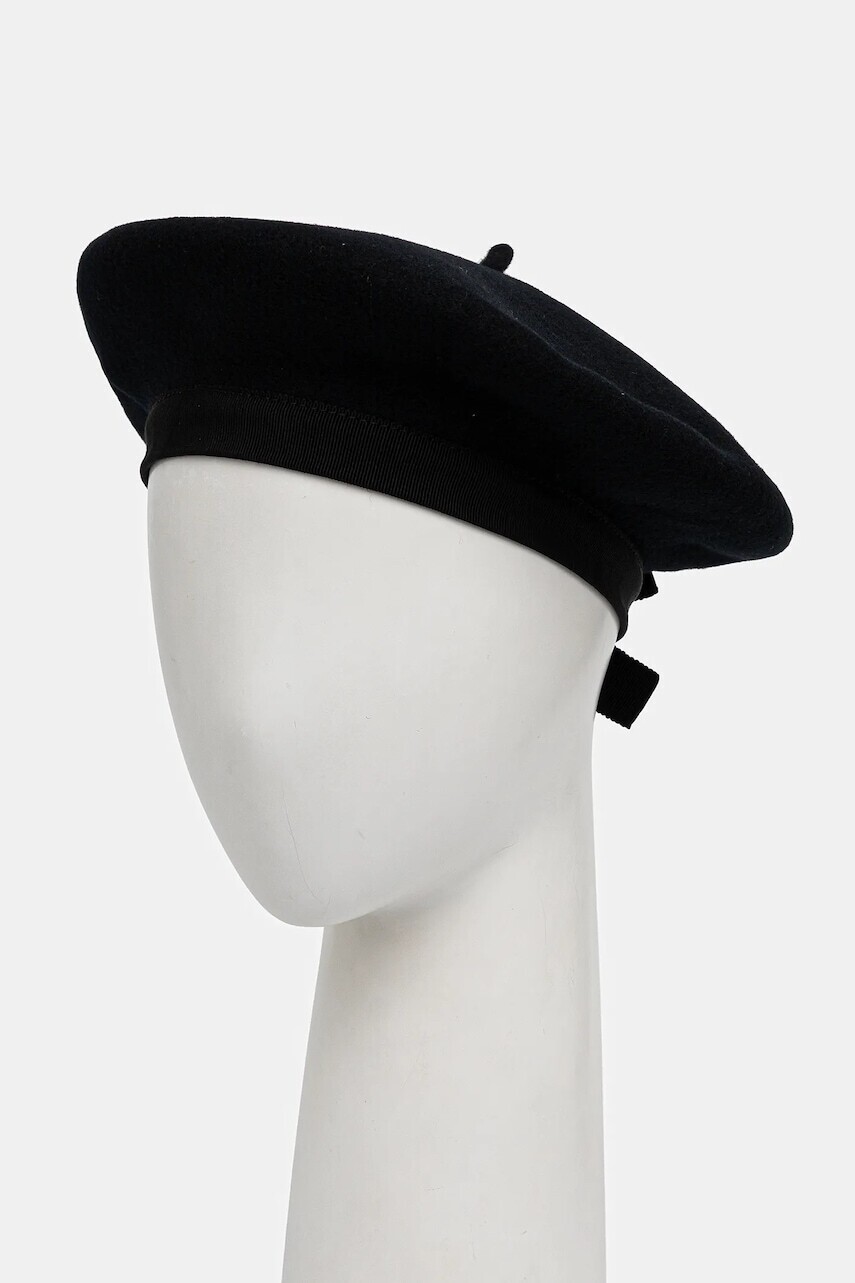Vlnená baretka Patou čierna farba, AC1120235