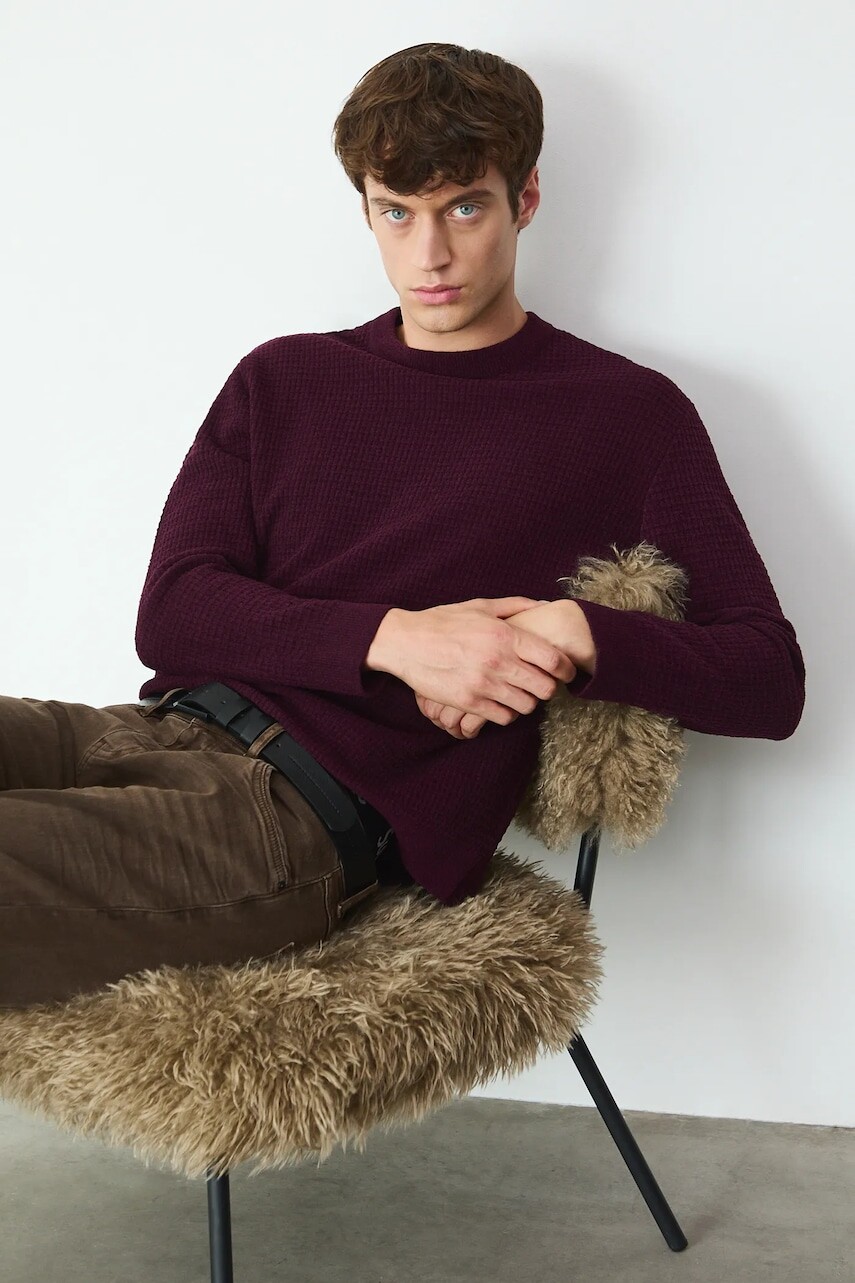 Sveter Medicine bordová farba