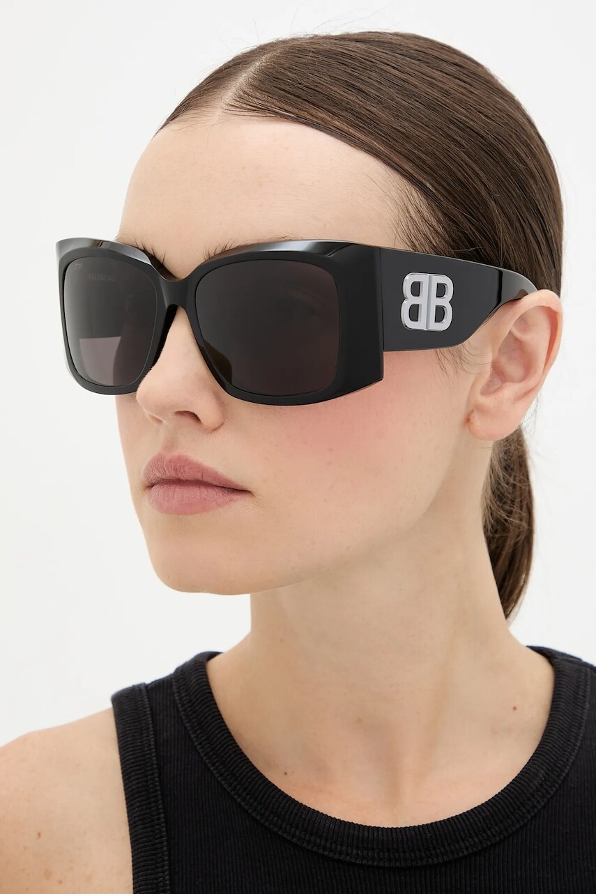 Slnečné okuliare Balenciaga čierna farba, BB0443S