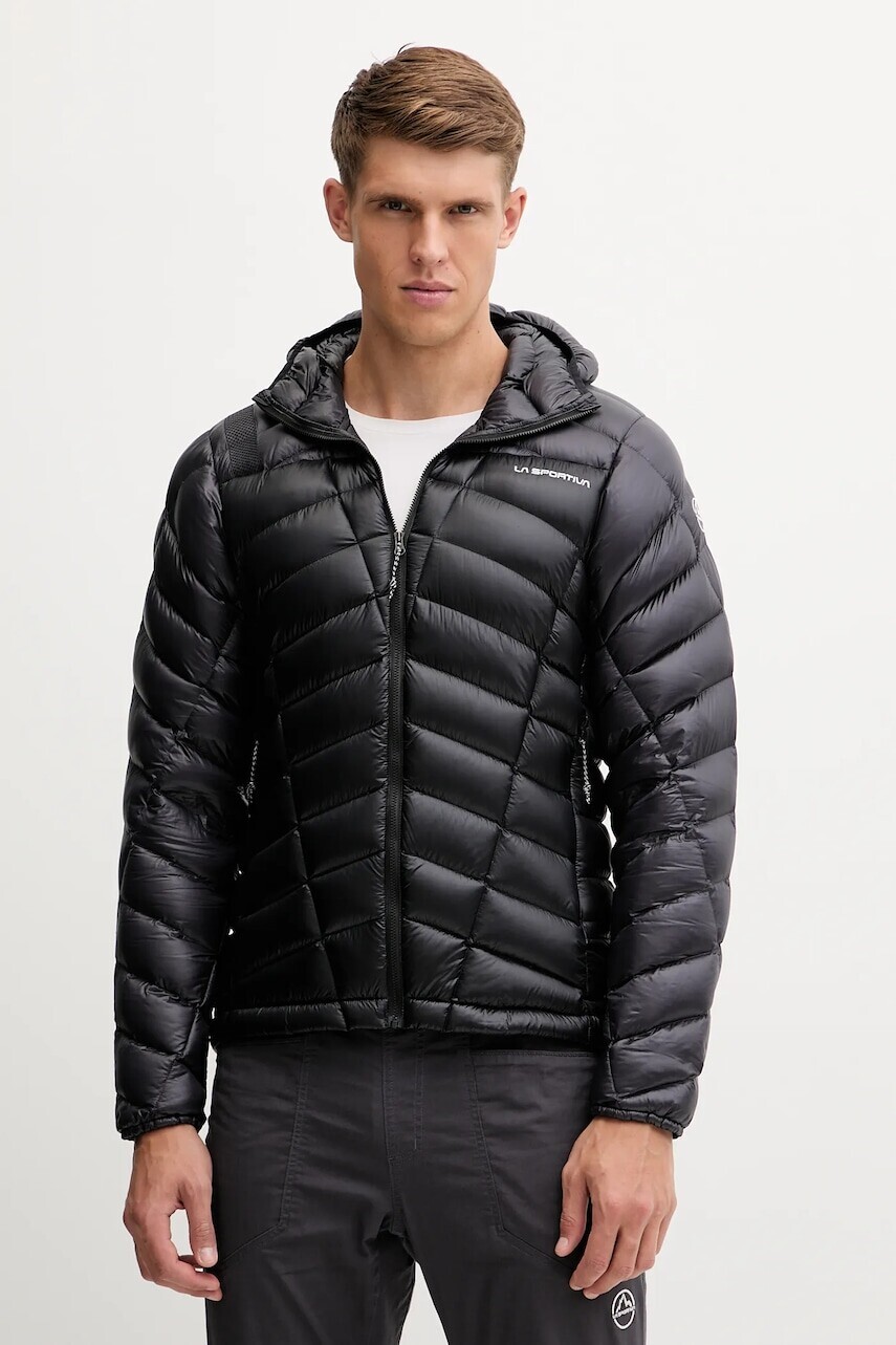 Páperová športová bunda LA Sportiva Lumina 200 Down čierna farba, ZAMJ092
