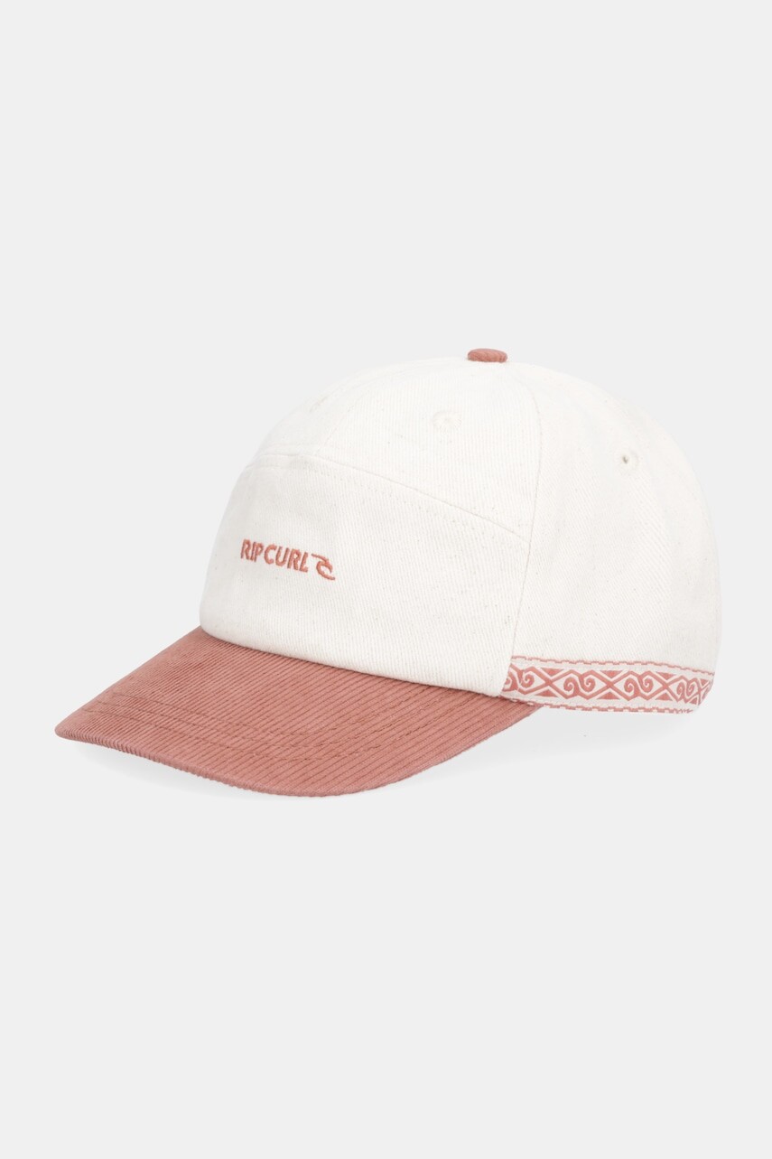 Bavlnená šiltovka Rip Curl béžová farba, 06XWHE