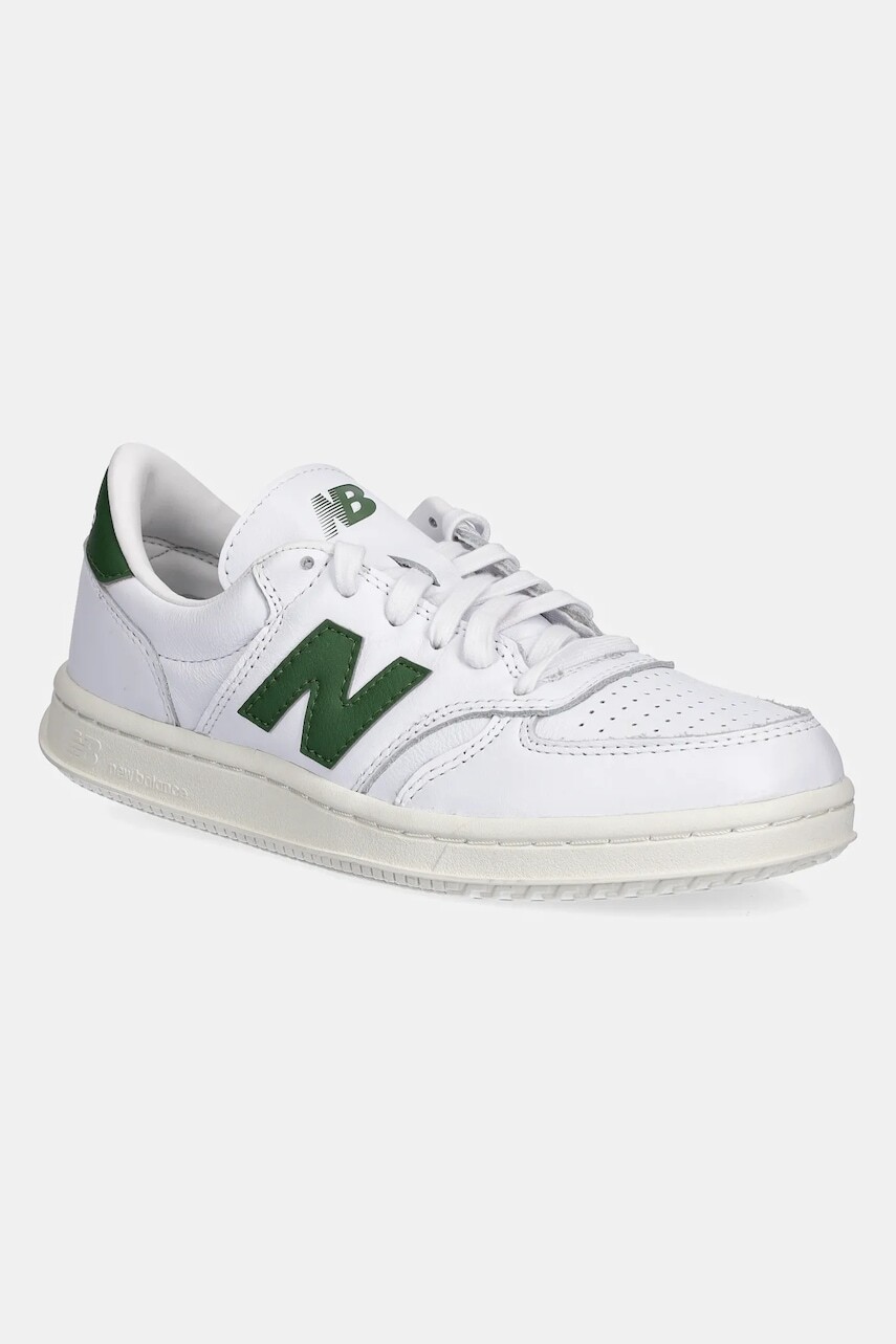 Kožené tenisky New Balance CT500 biela farba, CT500CLC