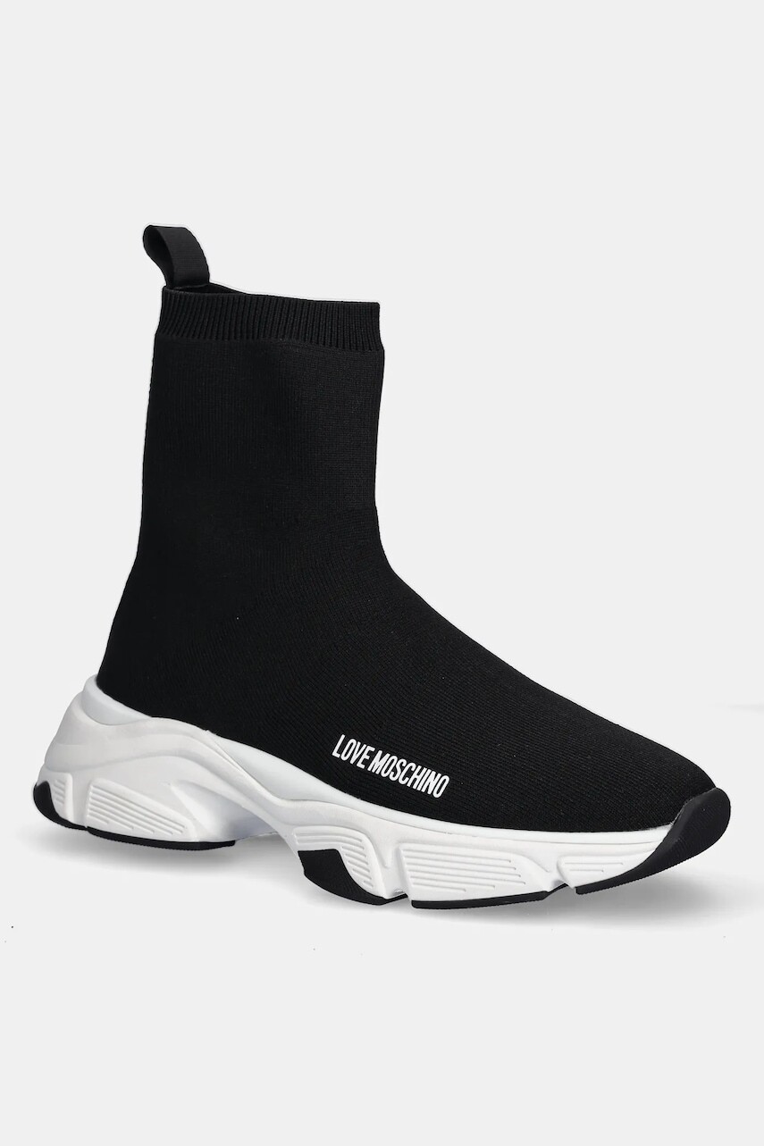 Tenisky Love Moschino čierna farba, JA15386G0NIY8000