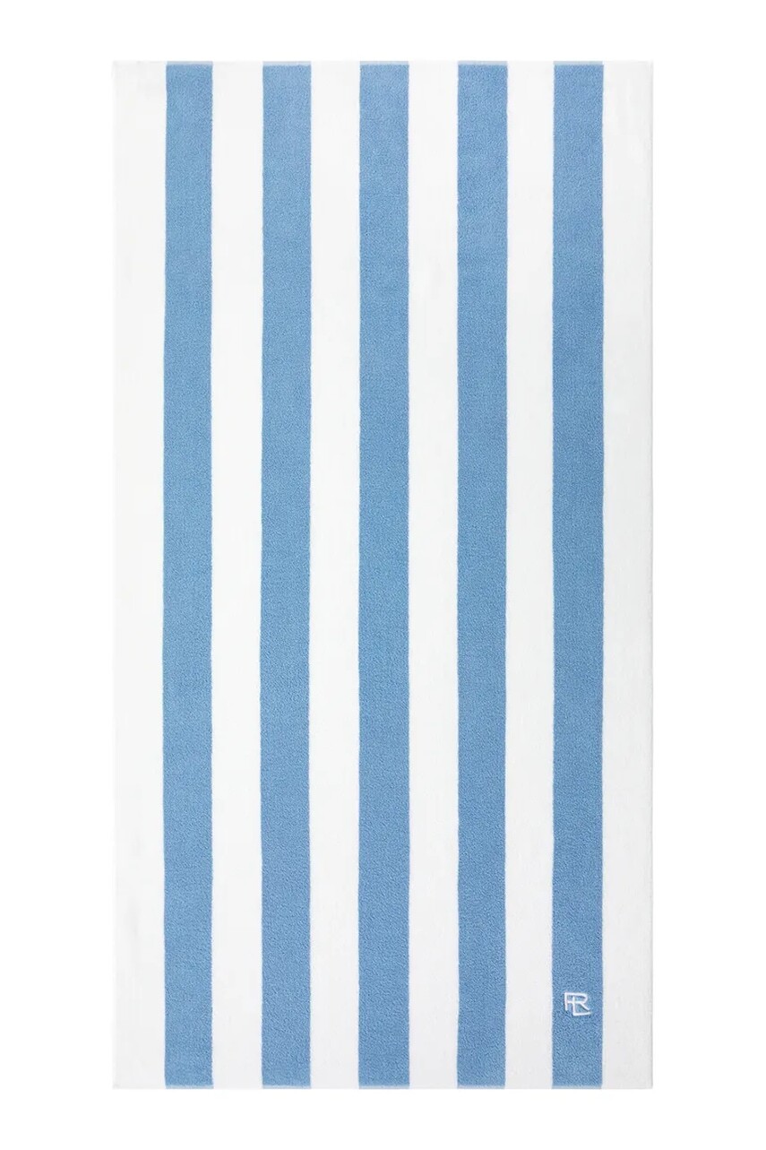 Bavlnený plážový uterák Ralph Lauren HENLEY Denim 90 x 170 cm modrá farba