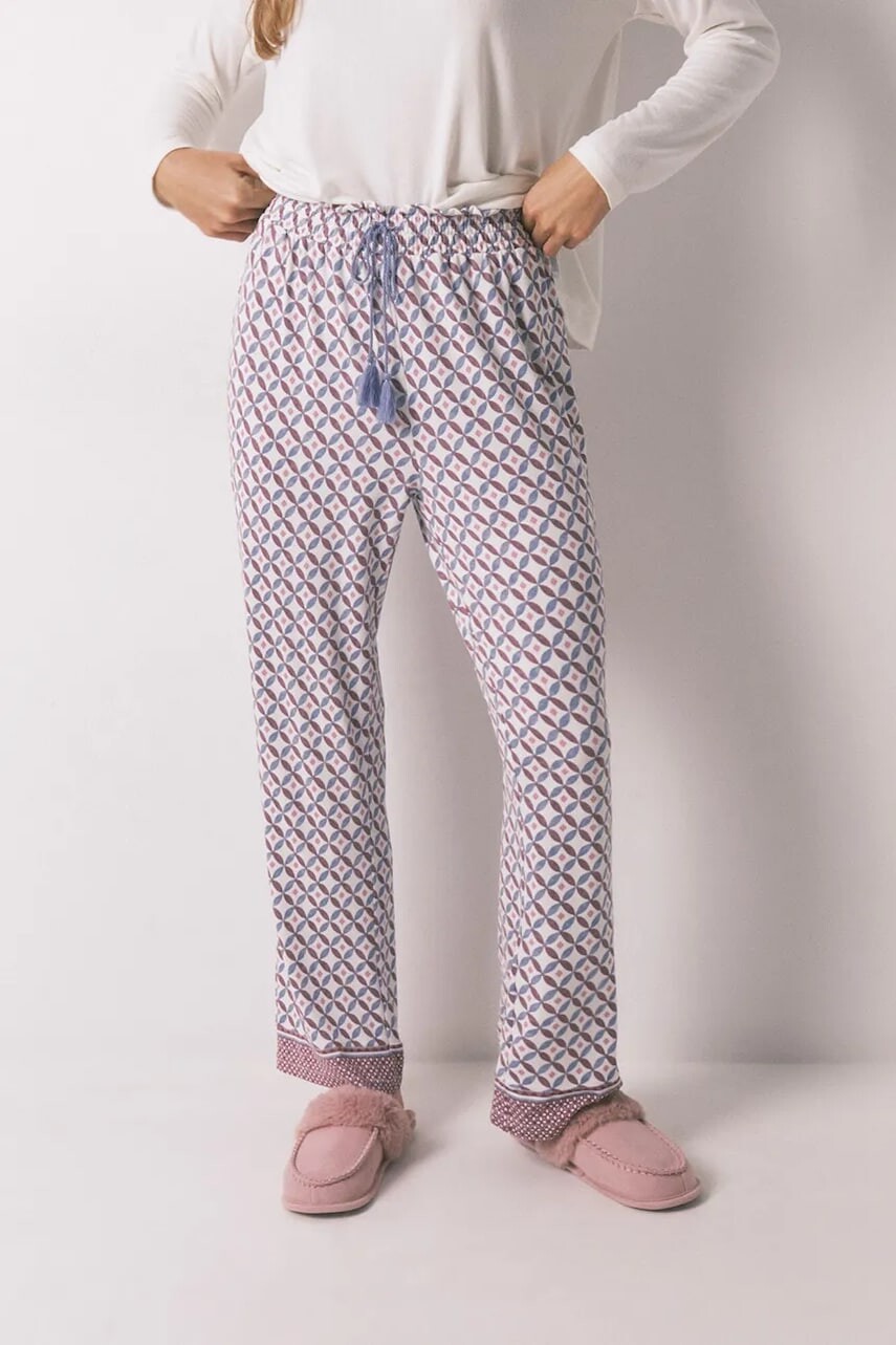 Pyžamové nohavice women'secret modrá farba, 3702255