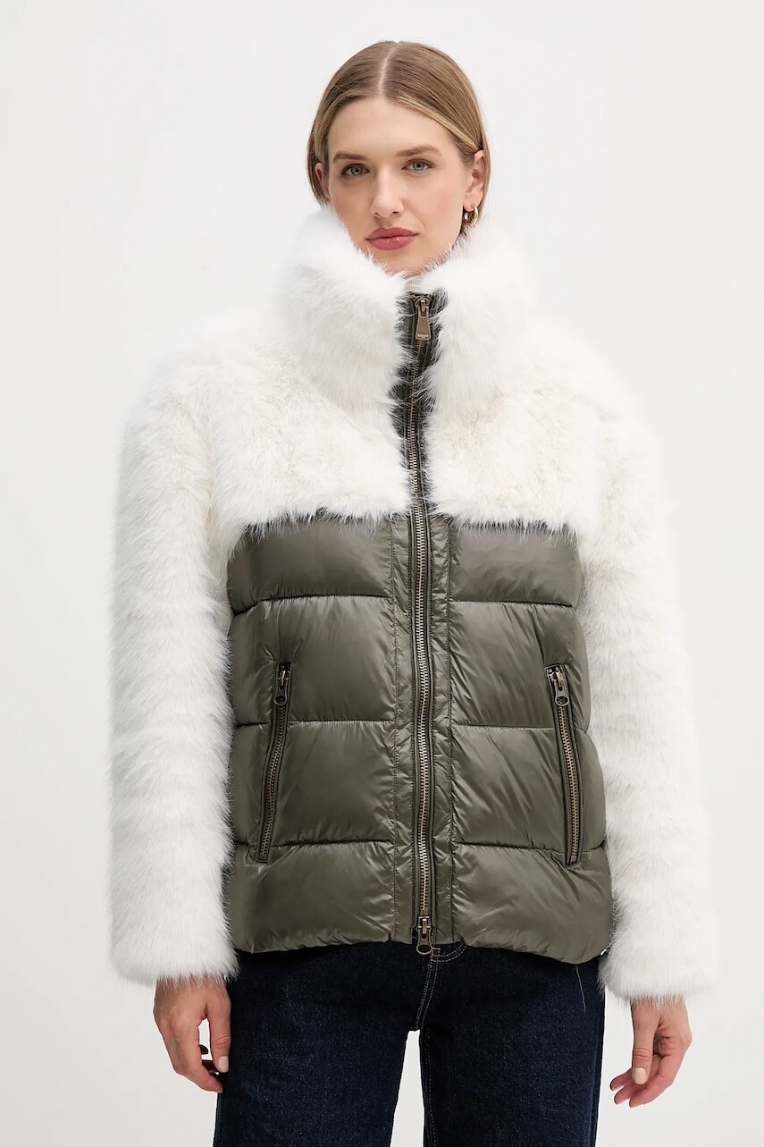 Bunda Blauer DOVE zelená farba, zimná, oversize, BLDB02104