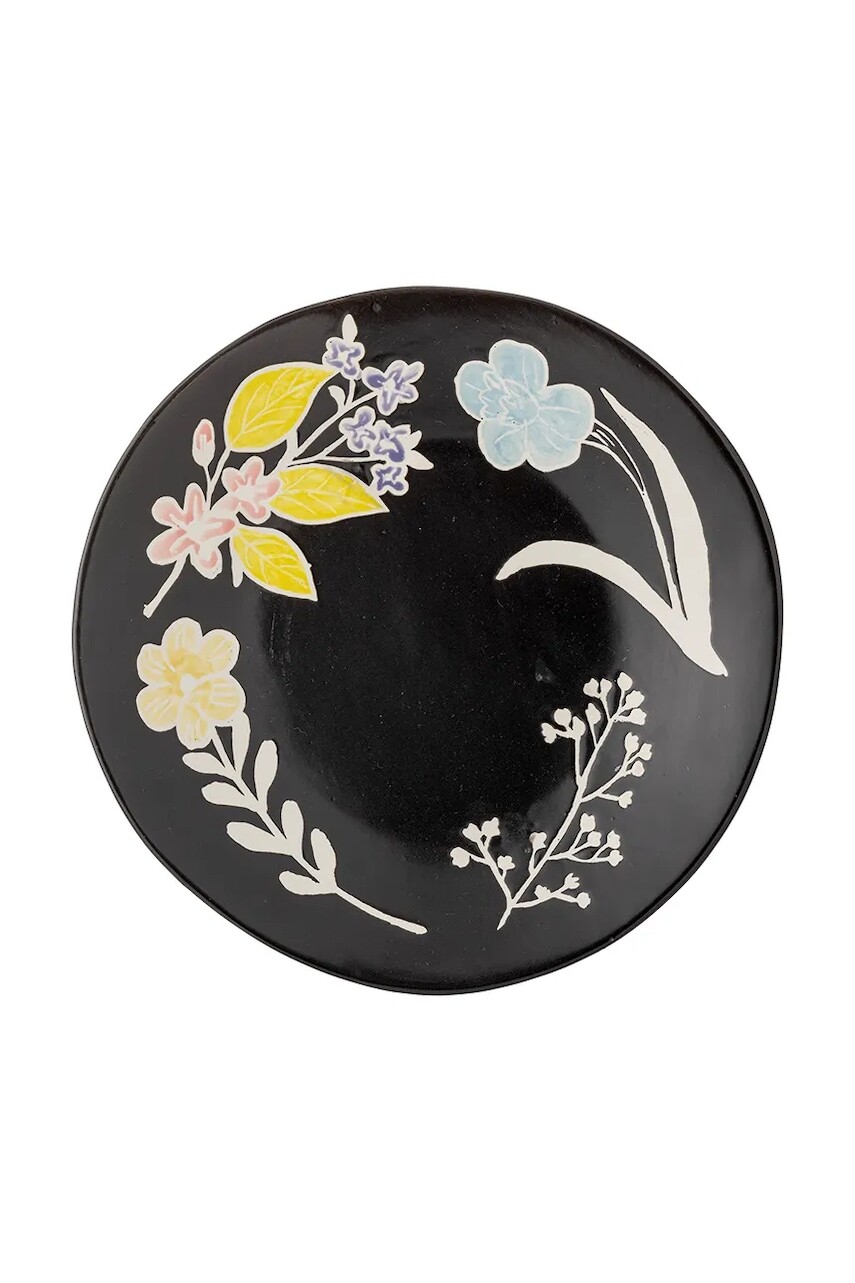 Servírovací podnos Bloomingville 26 x 3,5 x 25 cm čierna farba