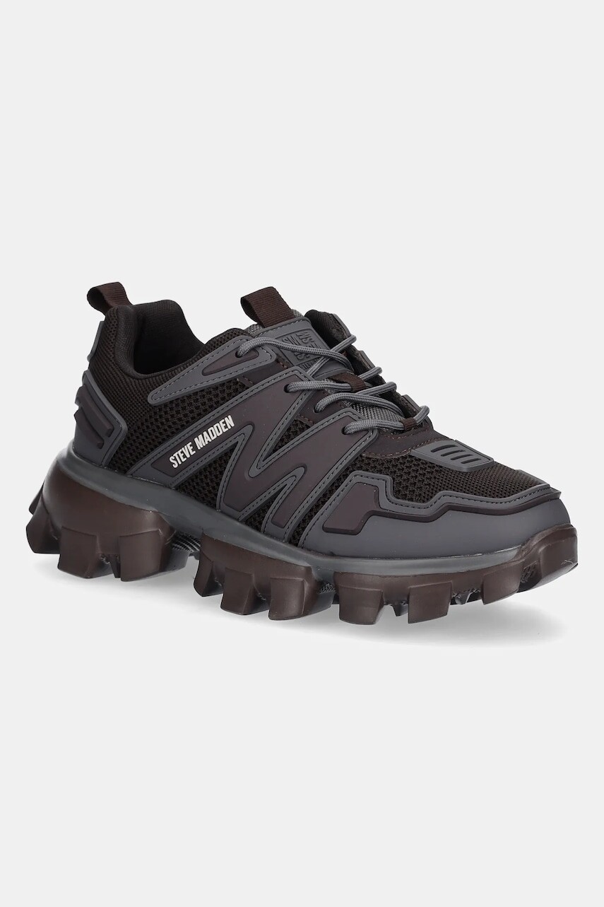 Tenisky Steve Madden Prive hnedá farba, 12000745