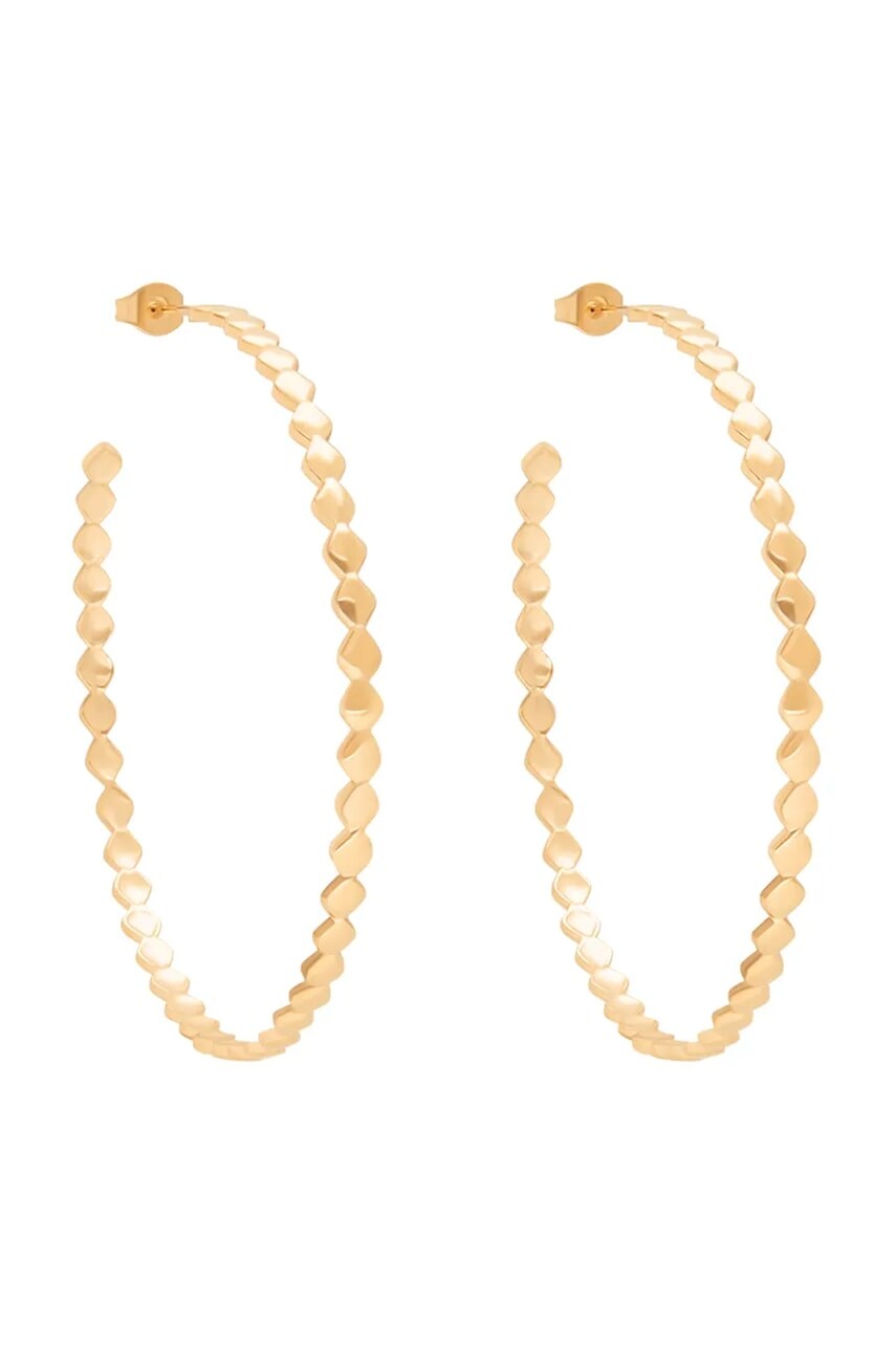 Pozlátené náušnice Lilou Snake 262/40/KOL/NO3/PO