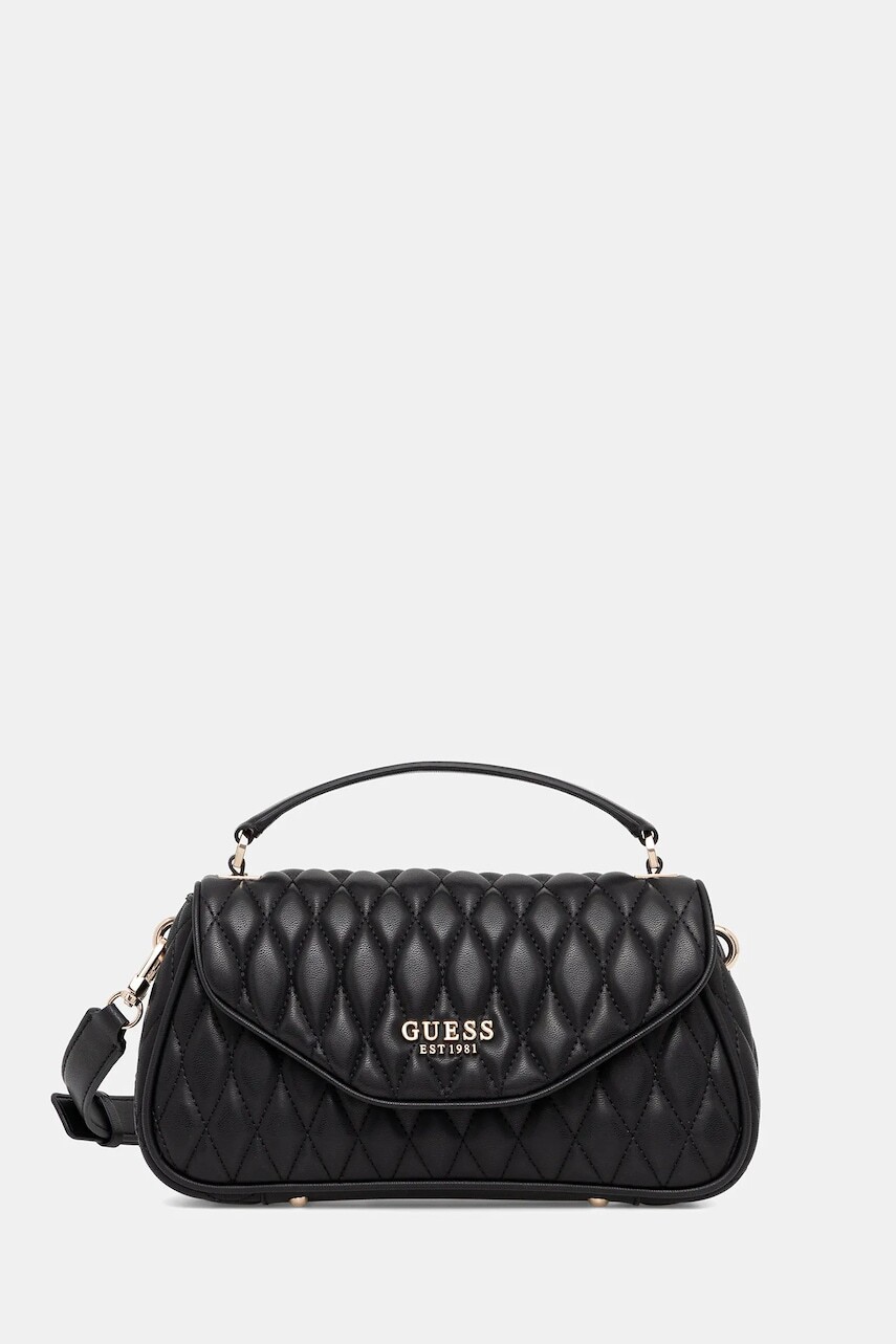 Kabelka Guess VALLA čierna farba, HWQG81 22200