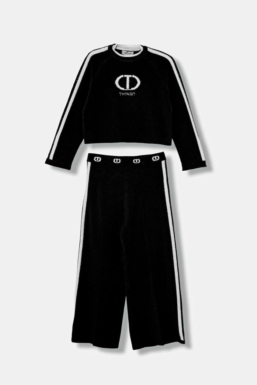 Detská súprava Twinset čierna farba, 252GJ301A
