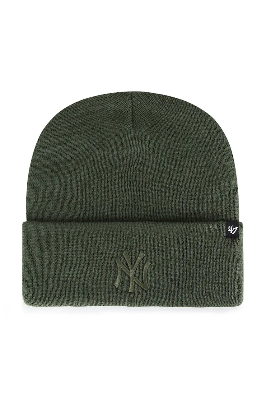 Čiapka 47 brand MLB New York Yankees zelená farba, B-HYMKR17ACE-MSH
