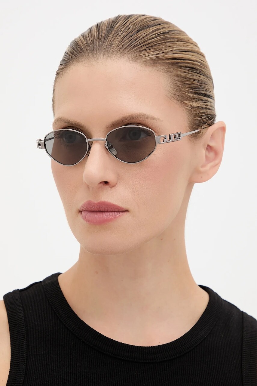 Slnečné okuliare Gucci strieborná farba, GG1935S