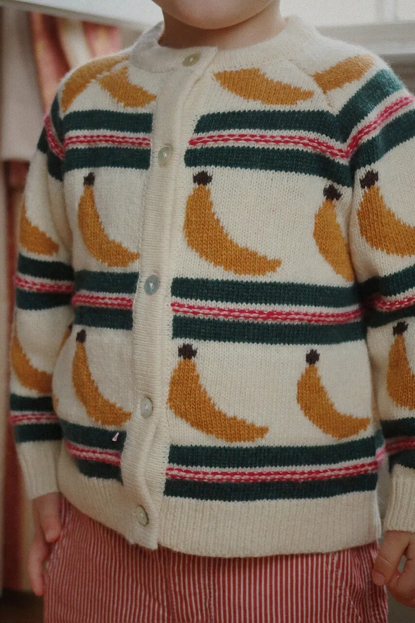 Detský kardigan s prímesou vlny Konges Sløjd BILLI KNIT CARDIGAN viac farieb, KS104233