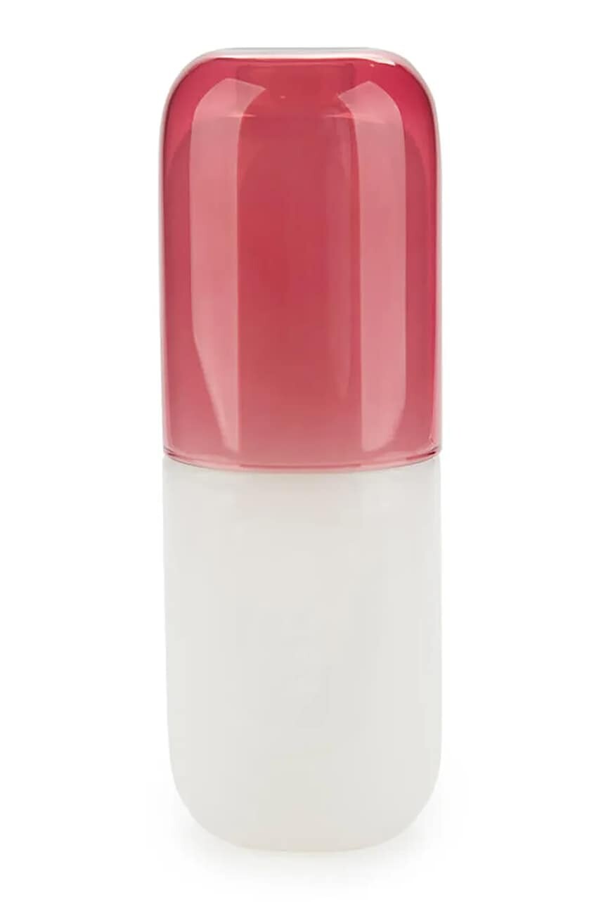 Fľaša a pohár na vodu Balvi Water Pill 550 ml ružová farba