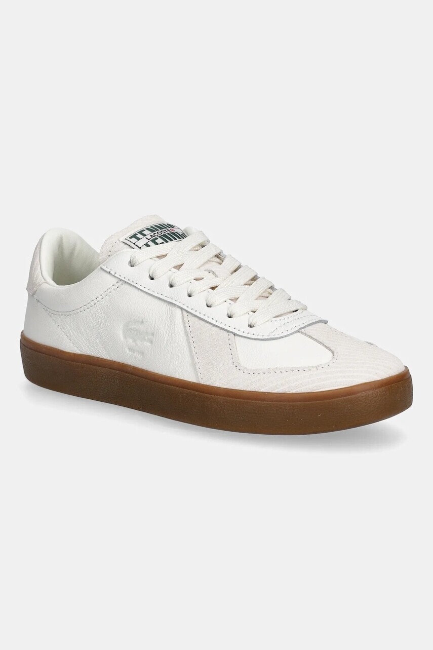 Kožené tenisky Lacoste Baseshot Pro Sneakers béžová farba, 50SFA0032