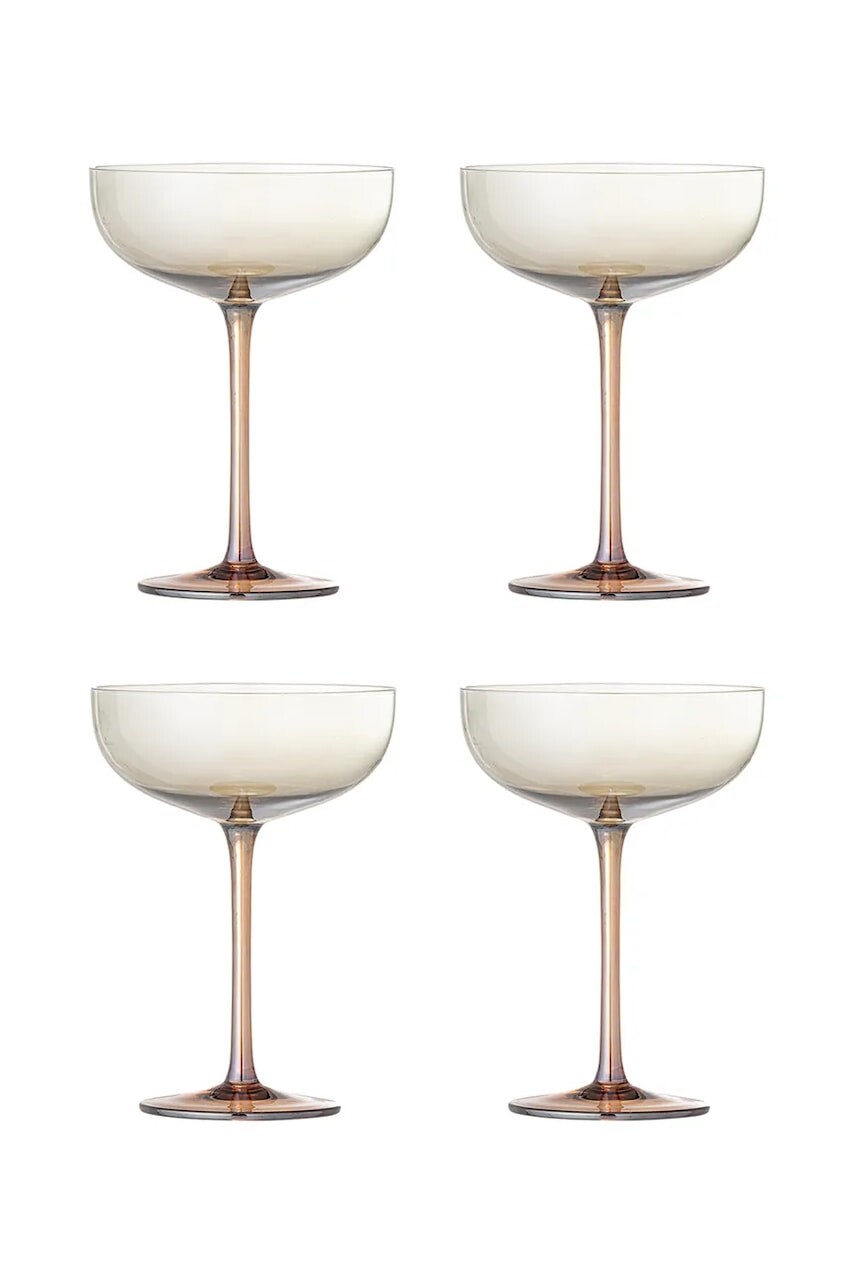 Sada kokteilových pohárov Bloomingville Aston 325 ml 4-pak priehľadná farba