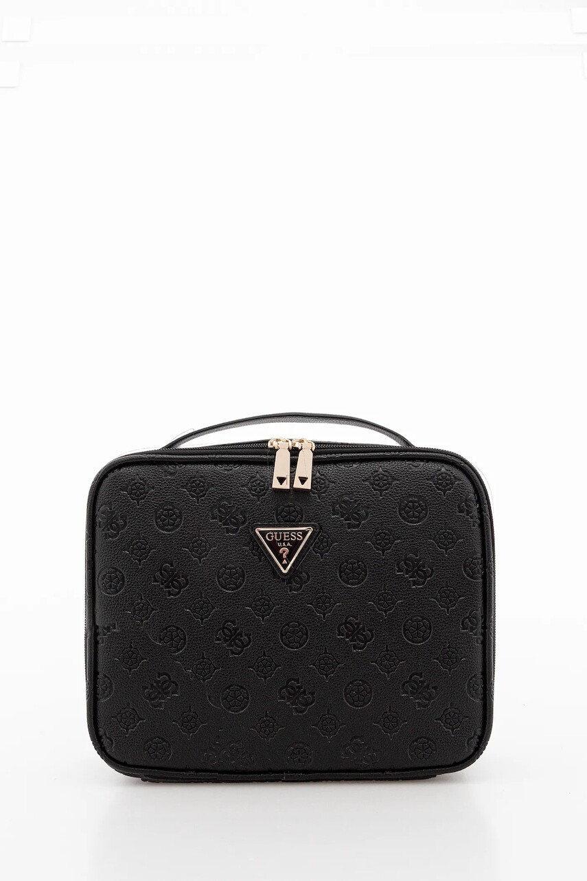 Kozmetická taška Guess čierna farba, TWDP74 52045