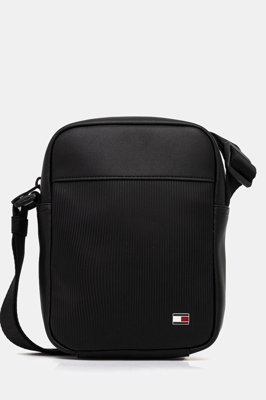 Malá taška Tommy Hilfiger čierna farba, AM0AM14015