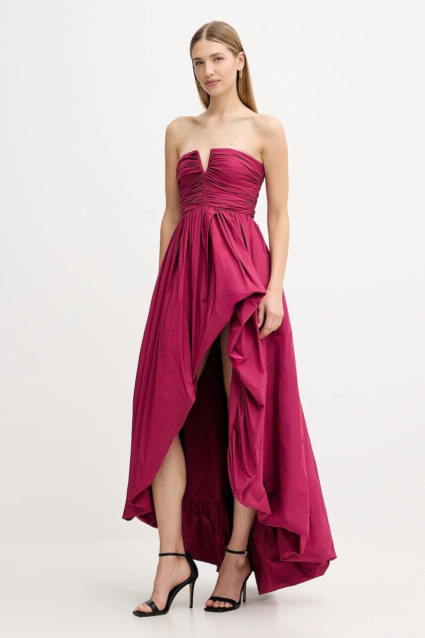 Šaty Pinko ružová farba, mini, áčkový strih, 105537 Y3LE