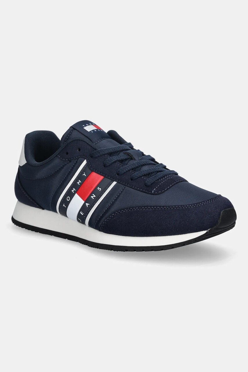 Tenisky Tommy Jeans TJM CLASSIC RUNNER tmavomodrá farba, EM0EM01709