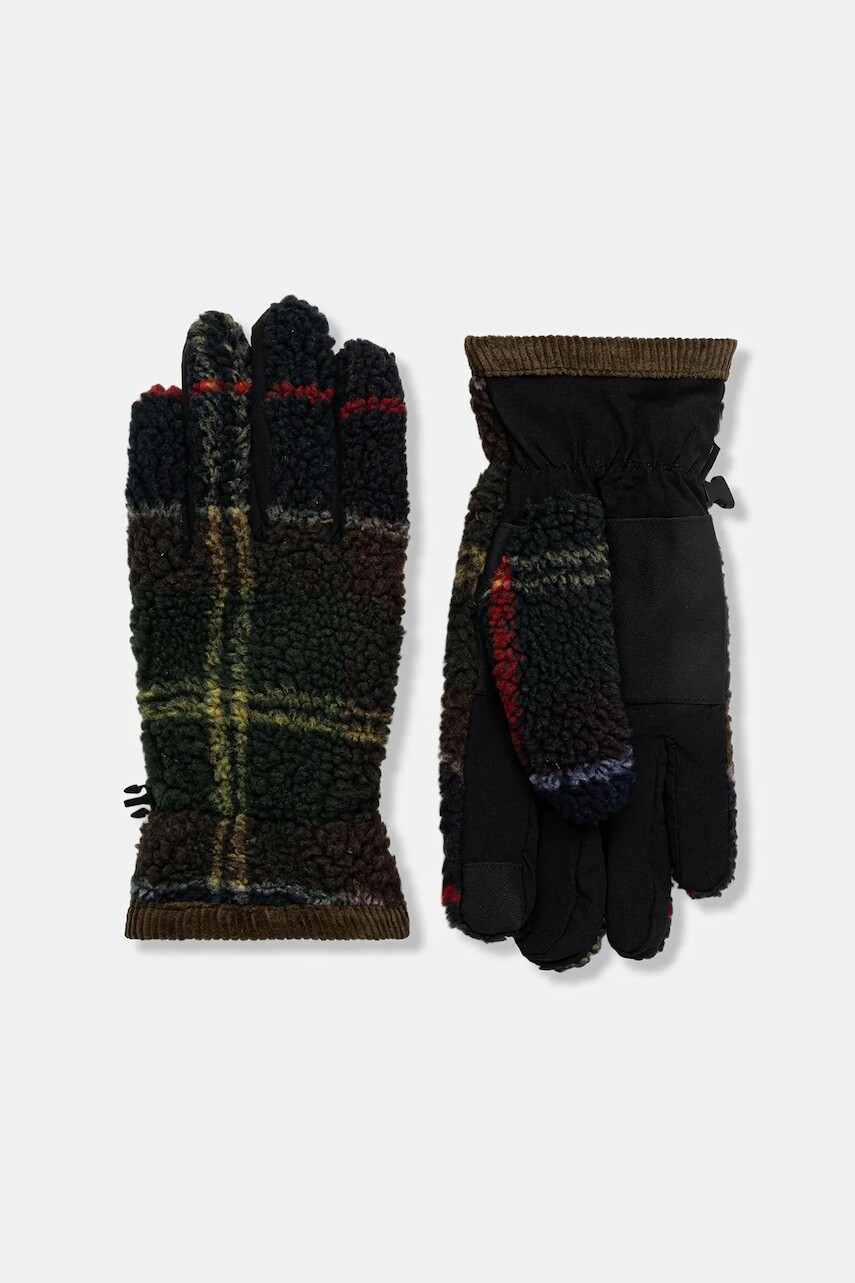 Rukavice Barbour zelená farba, MGL0147