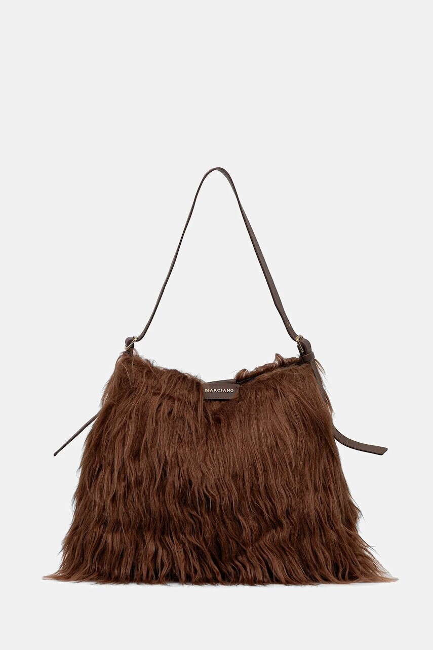 Kabelka Marciano by Guess hnedá farba, 5BGZ15 7410A