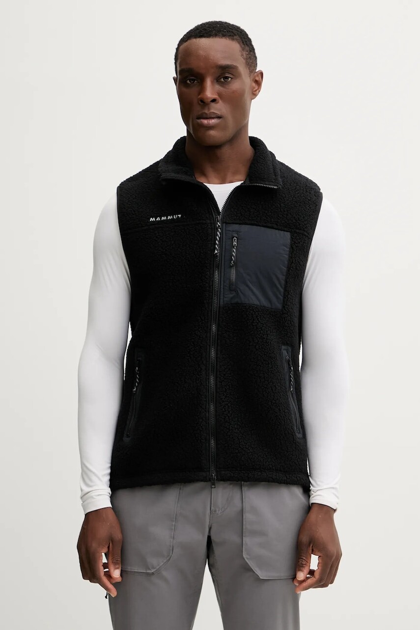 Outdoorová vesta Mammut Miracle čierna farba, prechodná, 1014.05671