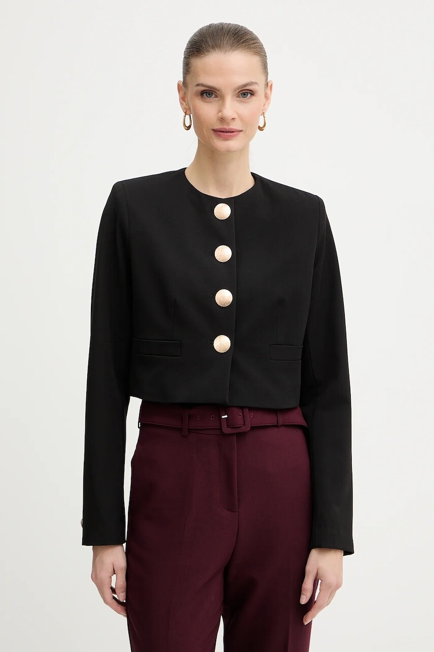 Sako Morgan čierna farba, jednoradové, jednofarebné, VPIE.F