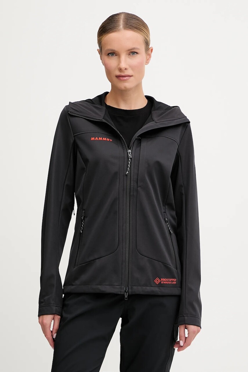 Športová bunda Mammut Ultimate VIII čierna farba, prechodná, 1011.02880