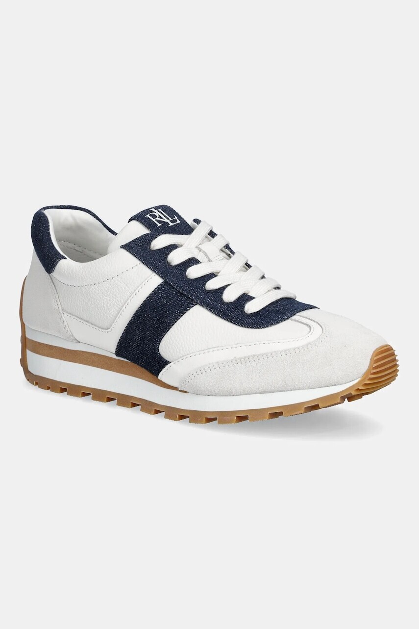 Tenisky Lauren Ralph Lauren Dani biela farba, 802P04426001